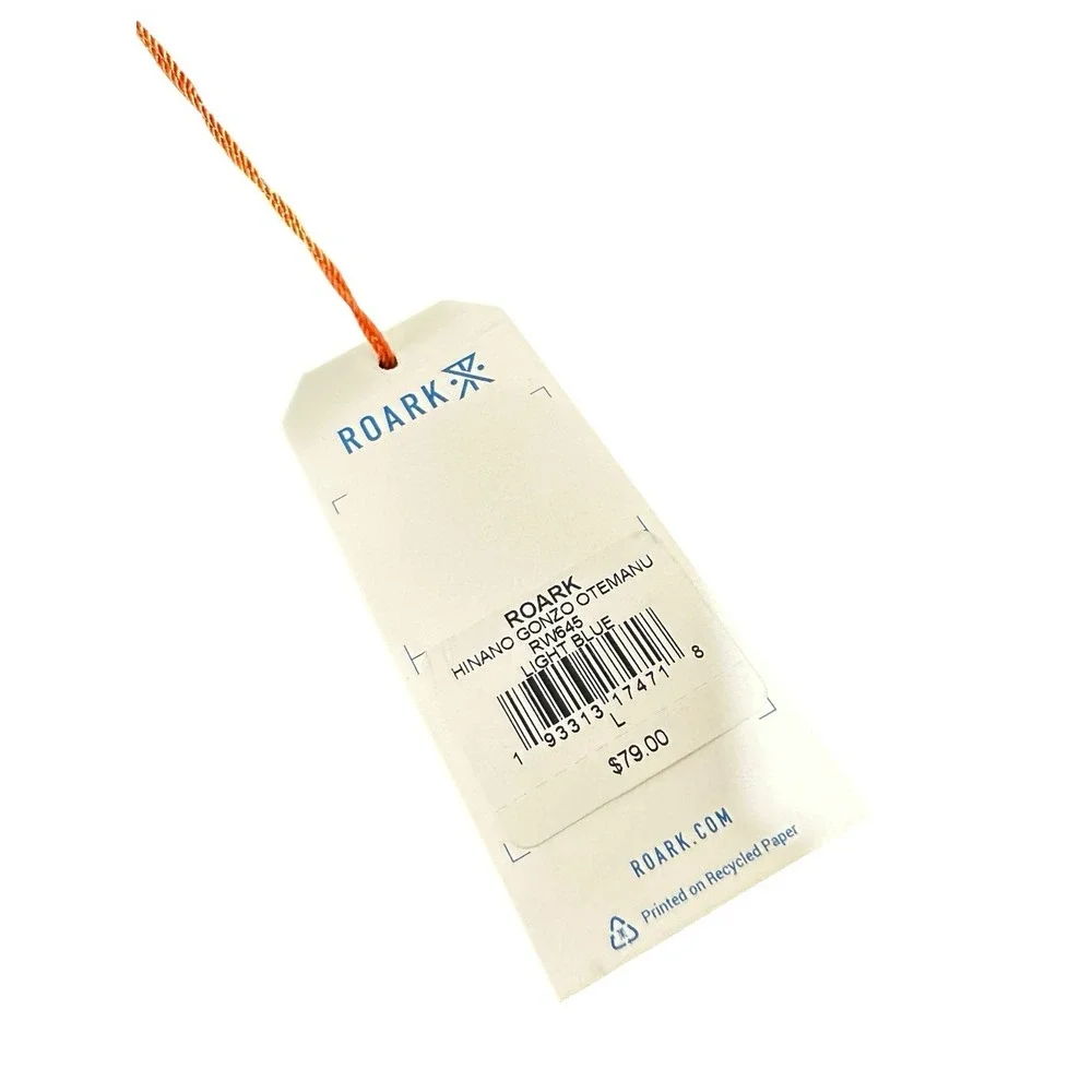 Roark Gonzo Palms Camp Collar Shirt‎ - Hinano Otemanu Light Blue NWT Size Large - Picture 6 of 6